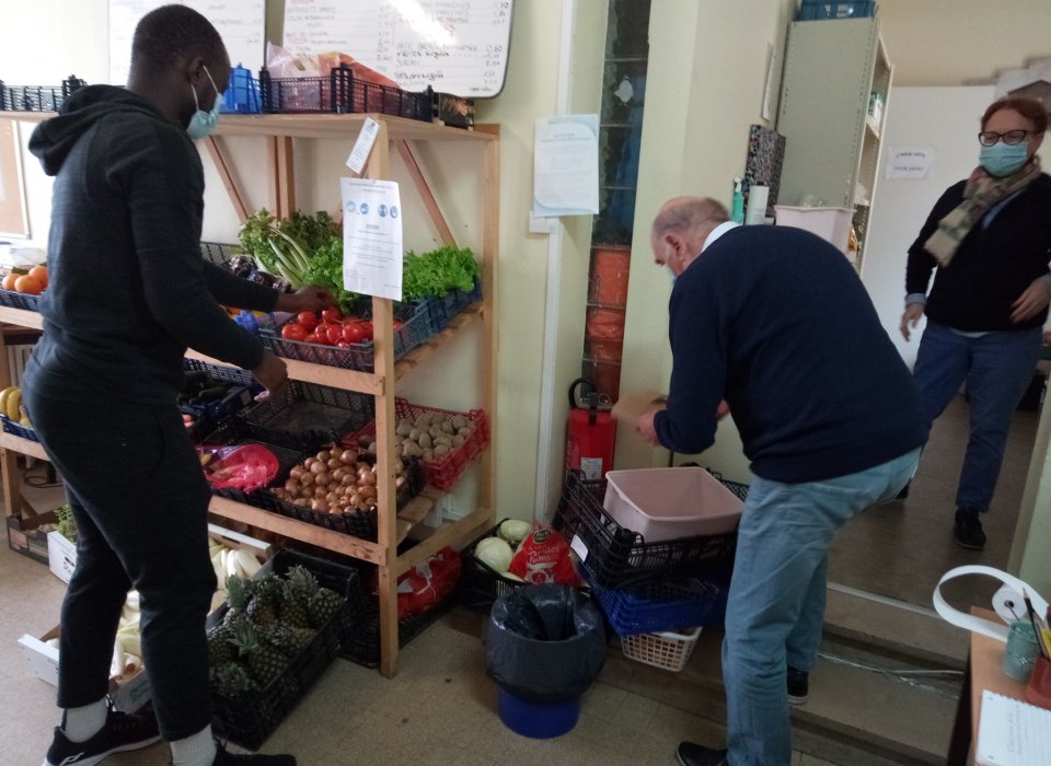 L'épicerie sociale Marché Caritas