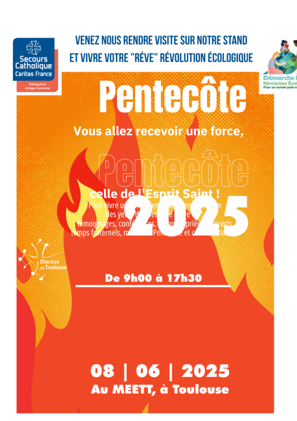 Le Secours Catholique Ariège Garonne vous attend sur son stand, le 8 juin.